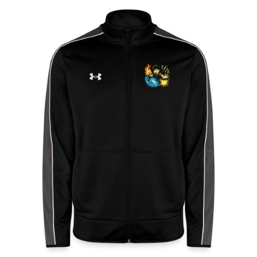 Anime Elemental Warriors | Fire, Water, Lightning - Under Armour Men's Command Full Zip 2.0