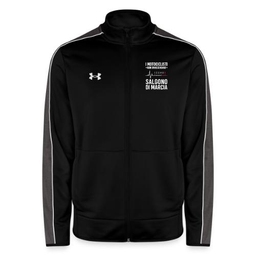 Motorcyclists Never Age Heartbeat Design - Under Armour Men's Command Full Zip 2.0