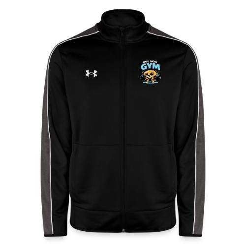 Chibi Dog Gym Workout - Under Armour Men's Command Full Zip 2.0