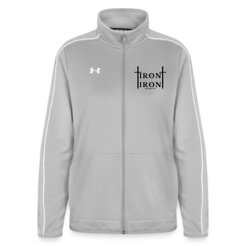 Iron Sharpens Iron - Proverbs 27:17 (Black & Grey) - Under Armour Women's Command Full Zip 2.0