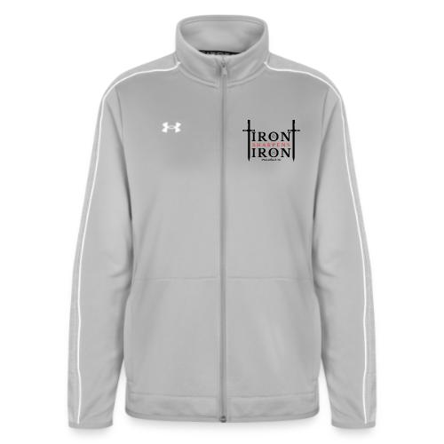 Iron Sharpens Iron - Proverbs 27:17 (Black & Red) - Under Armour Women's Command Full Zip 2.0