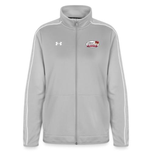 Passportkings white shirt design - Under Armour Women's Command Full Zip 2.0