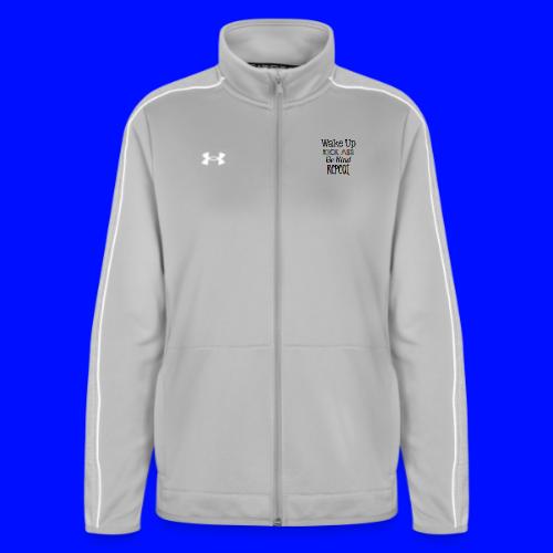 Wake Up Kick Ass Be Kind Repeat - Under Armour Women's Command Full Zip 2.0