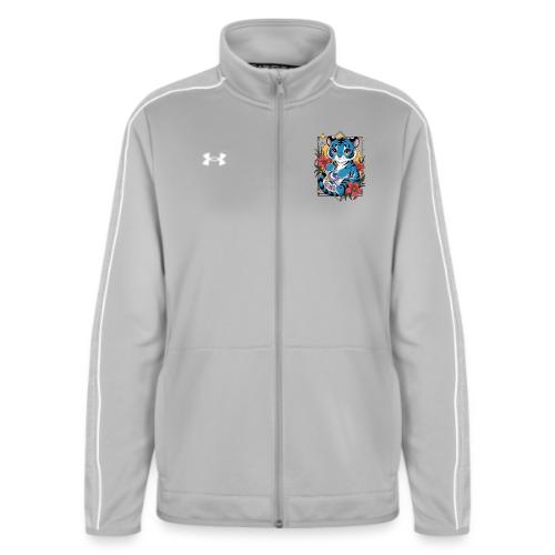 Mystic Blue Tiger Anime Potion Design – Cute tiger - Under Armour Women's Command Full Zip 2.0