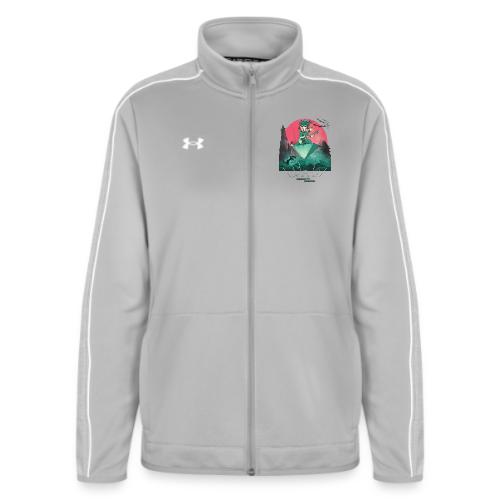 Mr. Fastfinger Flight Mode (WH) - Under Armour Women's Command Full Zip 2.0