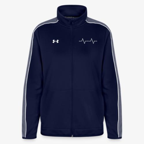 Bike Chain Heartbeat - Under Armour Women's Command Full Zip 2.0