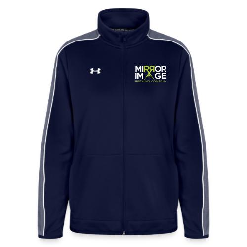 MIBCO Green_White - Under Armour Women's Command Full Zip 2.0