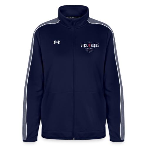 Wavy Vocaholics Logo - Under Armour Women's Command Full Zip 2.0