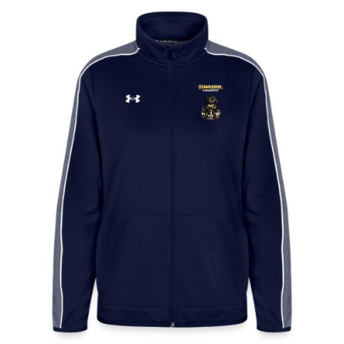 Stand Firm Chibi Warrior | 1 Peter 5:8-9 - Under Armour Women's Command Full Zip 2.0
