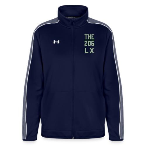 THE | 206 - Vibrant Fan Fashion - Game Win Edition - Under Armour Women's Command Full Zip 2.0