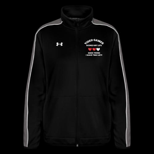 Video Games Ruined My Life (2 Hearts Left) - Under Armour Women's Command Full Zip 2.0