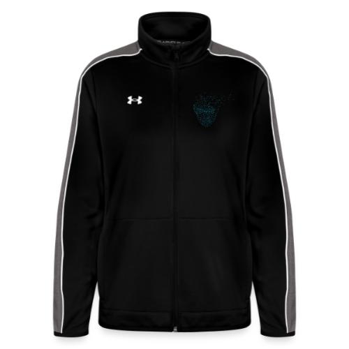 Geometric brain logo - Under Armour Women's Command Full Zip 2.0