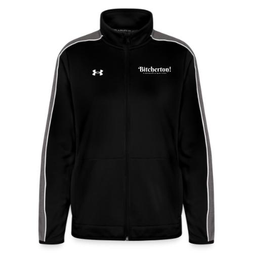 Bitcherton Logo White - Under Armour Women's Command Full Zip 2.0