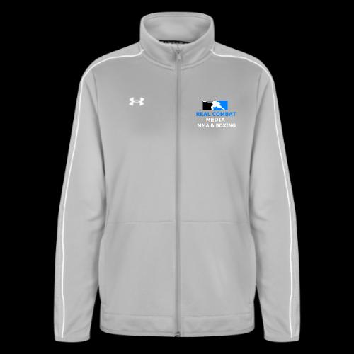 RCM MMA & BOXING Light Blue White Text - Under Armour Women's Command Full Zip 2.0