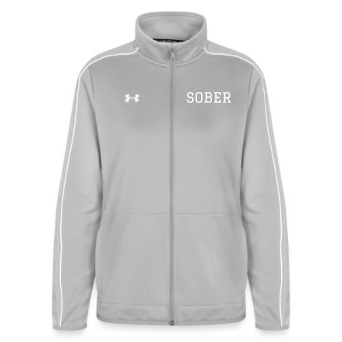 SOBER (WHITE) - Under Armour Women's Command Full Zip 2.0