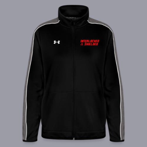 INTERLOCKED & SHIELDED - RED DESIGN - Under Armour Women's Command Full Zip 2.0