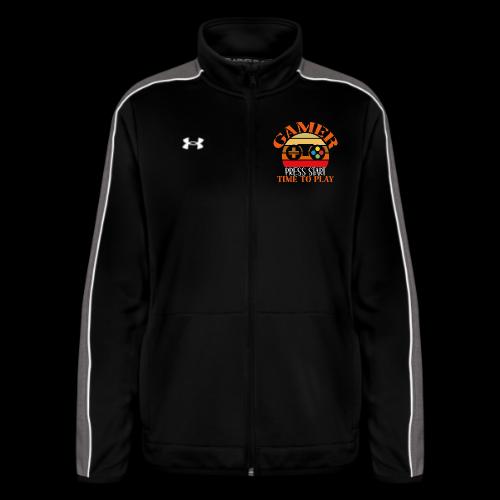 Gamer: Press Start, Time to Play! - Under Armour Women's Command Full Zip 2.0