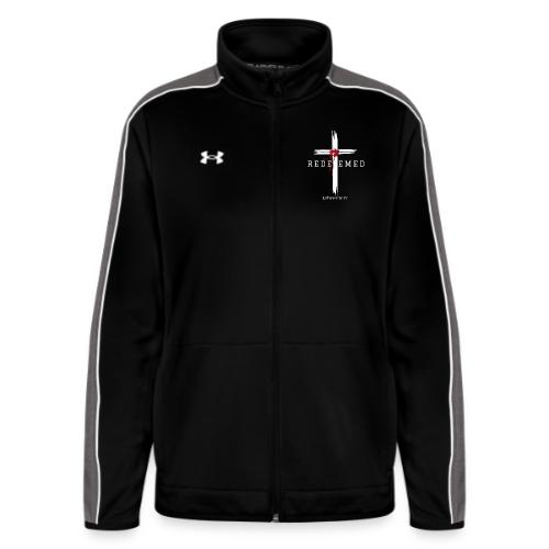 Redeemed by the blood of Jesus - Ephesians 1:7 - Under Armour Women's Command Full Zip 2.0