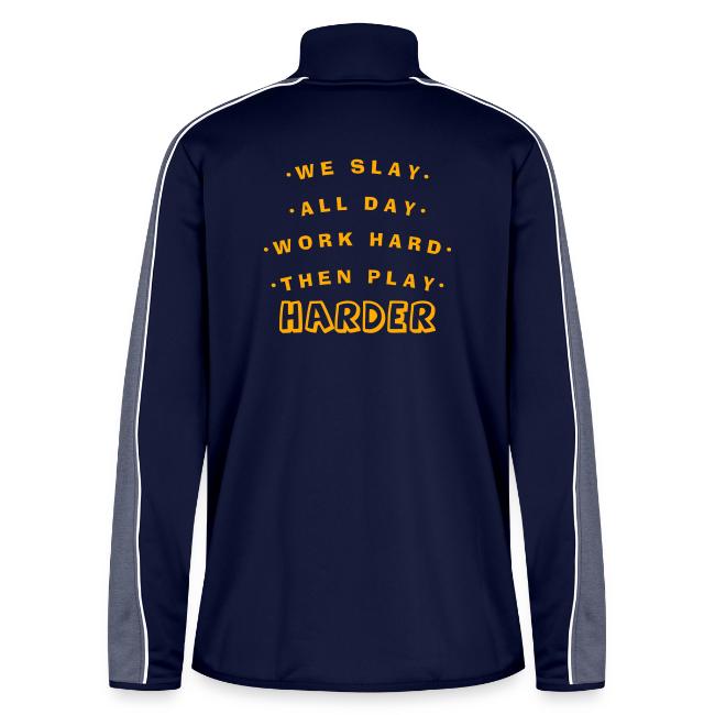 We Slay All Day Shiny Shirt Metallic Silver & Gold