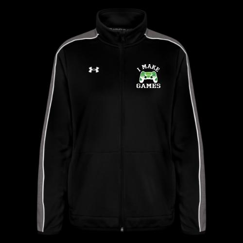 I Make Games - Game Dev - Under Armour Women's Command Full Zip 2.0