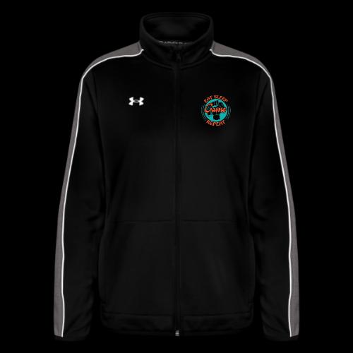 Eat, Sleep, Game, Repeat! (Fist) - Under Armour Women's Command Full Zip 2.0