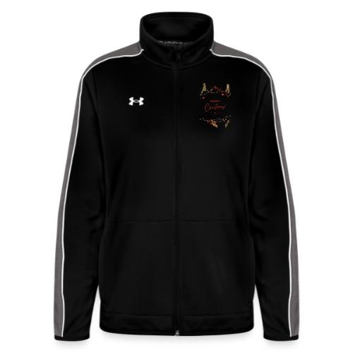 Merry Christmas Typography Design - Under Armour Women's Command Full Zip 2.0
