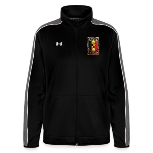 Belgium Lion Crest T-Shirt, Belgian Flag Gift - Under Armour Women's Command Full Zip 2.0