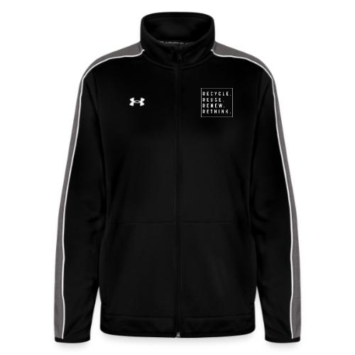 Recycle Reuse Renew Rethink Crisis Environmenta - Under Armour Women's Command Full Zip 2.0