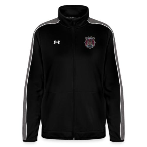 Barcelona Scarlet Pride T Shirt, Soccer City Gift - Under Armour Women's Command Full Zip 2.0