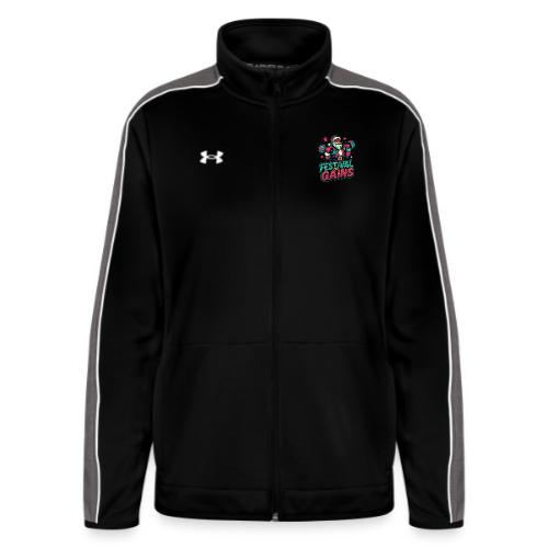 Festival of Gains Funny Gym Santa Christmas - Under Armour Women's Command Full Zip 2.0