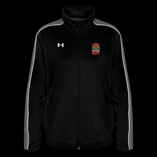 Gamers Never Quit Tee - Under Armour Women's Command Full Zip 2.0