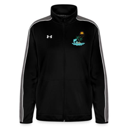 Retro Sunset Graphics - Under Armour Women's Command Full Zip 2.0