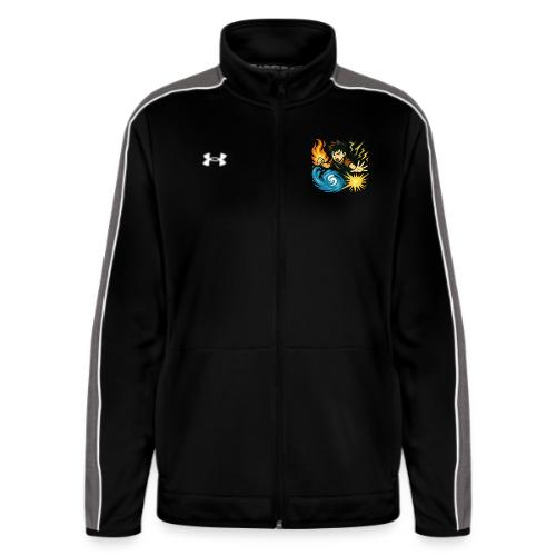 Anime Elemental Warriors | Fire, Water, Lightning - Under Armour Women's Command Full Zip 2.0