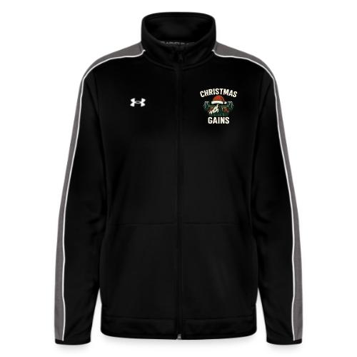 Christmas Gains – Santa Barbell Power - Under Armour Women's Command Full Zip 2.0