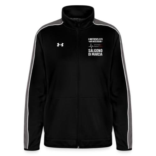 Motorcyclists Never Age Heartbeat Design - Under Armour Women's Command Full Zip 2.0