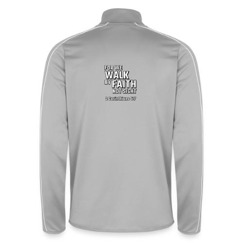Walk on Faith with Back - Under Armour Men's Command Quarter Zip 2.0