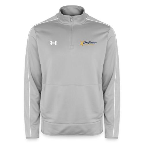 XF Sports Massage- Dark Logo (Front Only) - Under Armour Men's Command Quarter Zip 2.0