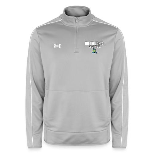 No Thoughts Just Vibes Funny Frog Shirt - Under Armour Men's Command Quarter Zip 2.0
