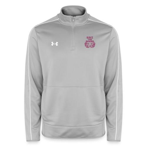 Save the boobs floral - Under Armour Men's Command Quarter Zip 2.0