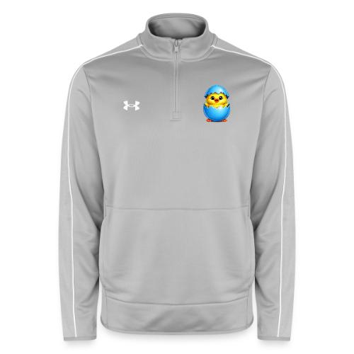 Easter Chick Blue - Under Armour Men's Command Quarter Zip 2.0