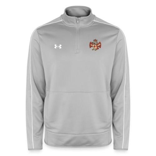 Maple-Mad Wolfbird – Quirky Canadian Creature - Under Armour Men's Command Quarter Zip 2.0