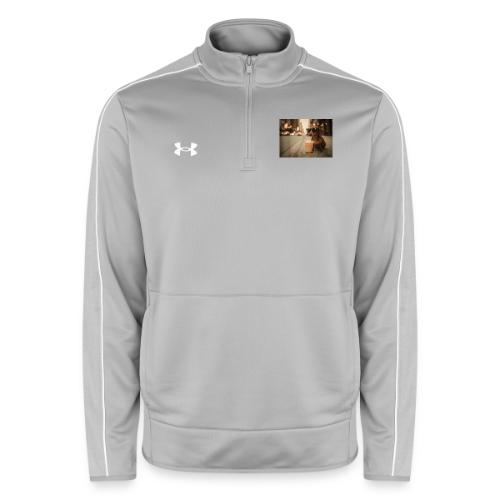 Funny Dachshund Iced Coffee Lover Tee - Under Armour Men's Command Quarter Zip 2.0