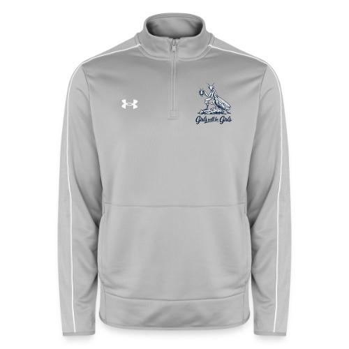 Girls Will Be Girls Praying Mantis Humor - Under Armour Men's Command Quarter Zip 2.0