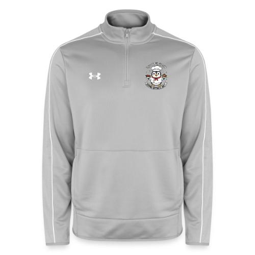 cute Penguin Chef-Funny Cartoon Daily Happiness - Under Armour Men's Command Quarter Zip 2.0