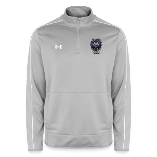 Alpha Predator Wolf Fierce Neon Eyes - Under Armour Men's Command Quarter Zip 2.0