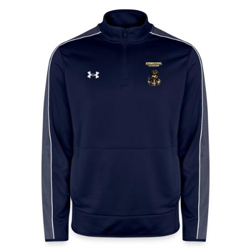 Stand Firm Chibi Warrior | 1 Peter 5:8-9 - Under Armour Men's Command Quarter Zip 2.0