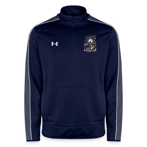 Funny Opossum Screaming Graphic Tee - Under Armour Men's Command Quarter Zip 2.0
