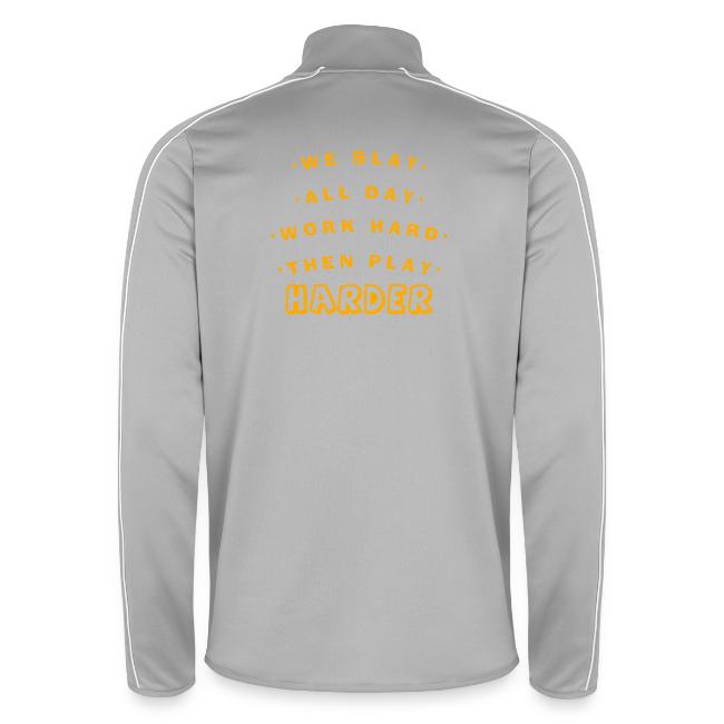 We Slay All Day Shiny Shirt Metallic Silver & Gold