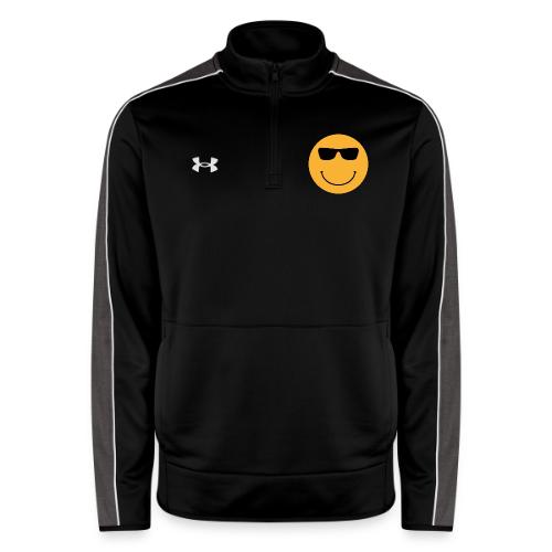 Orange Face with Sunglasses - Under Armour Men's Command Quarter Zip 2.0
