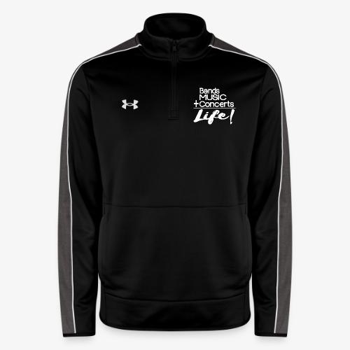 Music is Life - Under Armour Men's Command Quarter Zip 2.0